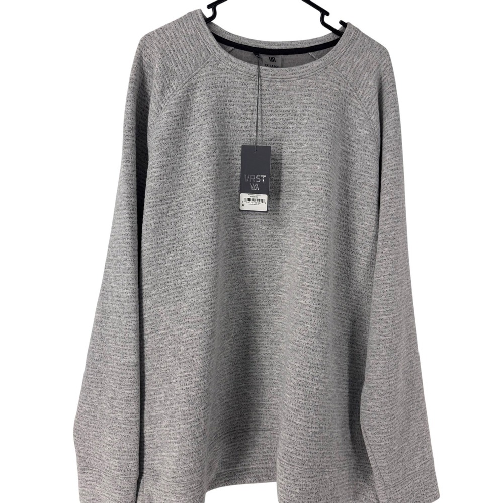 VRST Recharge LS Crew Mens XXL Light Grey Heather Textured SweatshirtM
NEW - Picture 2 of 11